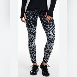 Nike Pro Engineered Giraffe Women's Tights Sz Medium Black/Grey